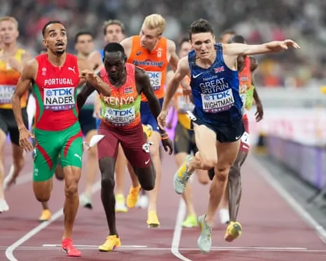Britain's Wightman Just Loses Out on Gold as Portuguese Isaac Nader Claims Surprise 1500m Victory